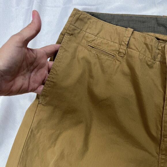 Lucky Brand Chino Pants Men's Size 36 Tan Flap Pockets - Picture 5 of 14